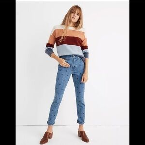 Madewell The High-Rise Slim Boyjean in Starry Night Size 30